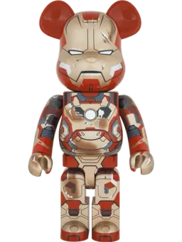 BE@RBRICK figure: IRON MAN MARK XLII（42）DAMAGE Ver.