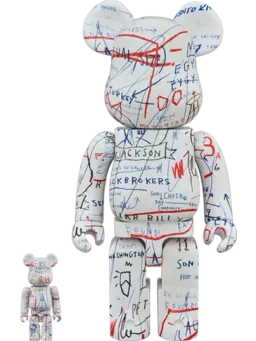 BE@RBRICK figure: Jean-Michel Basquiat #2
