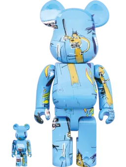 BE@RBRICK figure: Jean-Michel Basquiat #4