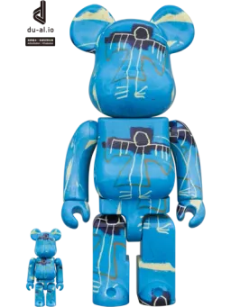 BE@RBRICK figure: Jean-Michel Basquiat #9