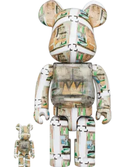 BE@RBRICK figure: Jean-Michel Basquiat "King Pleasure"
