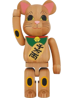 BE@RBRICK figure: Karimoku Maneki Neko