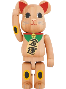 BE@RBRICK figure: Karimoku Maneki Neko 2