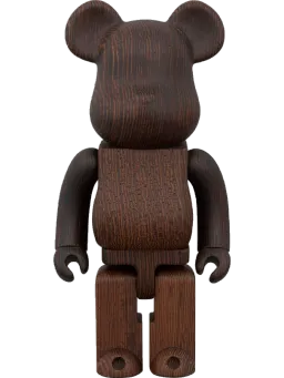 BE@RBRICK figure: Karimoku Wenge