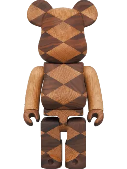 BE@RBRICK figure: Karimoku WOVEN 2