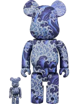 BE@RBRICK figure: Katsushika Hokusai Kamimachi Festival Float Ceiling Painting "Otoko Nami"