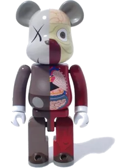 BE@RBRICK figure: Dissected Chogokin Grey