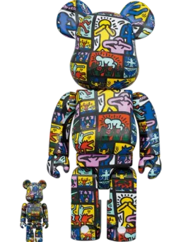 BE@RBRICK figure: Keith Haring #10