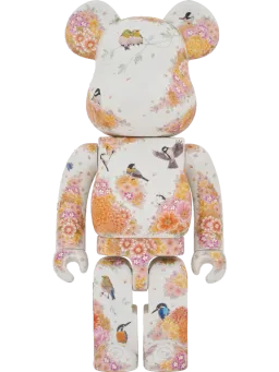 BE@RBRICK figure: Kutani BE@RBRICK Flowers and birds elegance BWWT 3 《Planned to be shipped in late January 2025》