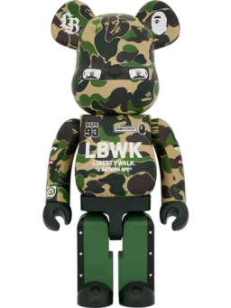 BE@RBRICK figure: Lbwk × Bape(r)