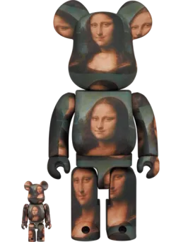 BE@RBRICK figure: LEONARD DE VINCI Mona Lisa