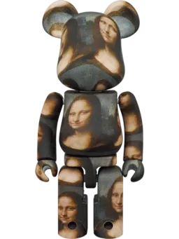 BE@RBRICK figure: Chogokin LEONARD DE VINCI Mona Lisa