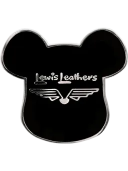 BE@RBRICK figure: × Lewis Leathers PINS