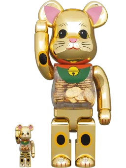 BE@RBRICK figure: Lucky Cat Oval