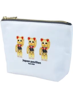 BE@RBRICK figure: Osaka Kansai Expo Gusseted Pouch (Maneki Neko)