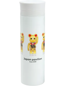 BE@RBRICK figure: Osaka Kansai Expo Stainless Bottle (Maneki Neko)