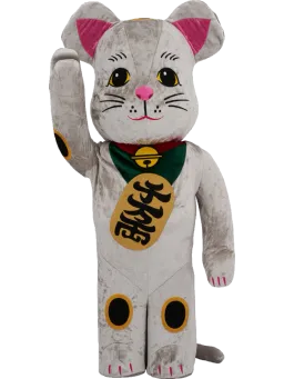 BE@RBRICK figure: Manekineko Kigurumi Silver