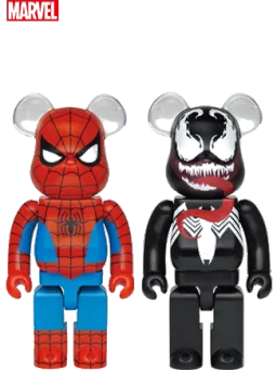 BE@RBRICK figure: Marvel Spider-Man / Happy Kuji