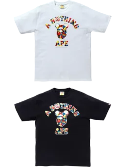 BE@RBRICK figure: MEDICOM TOY Camo College Tee
