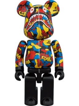 BE@RBRICK figure: Camo Shark Chogokin
