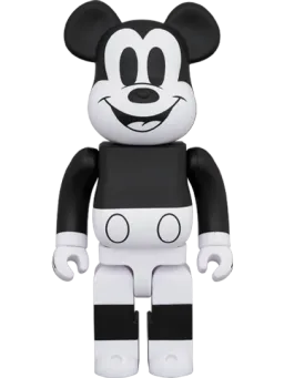BE@RBRICK figure: MICKEY MOUSE (B&W 2020 Ver.)