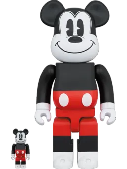 BE@RBRICK figure: MICKEY MOUSE (R&W 2020 Ver.)