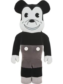 BE@RBRICK figure: MICKEY MOUSE (VINTAGE B&W Ver.)