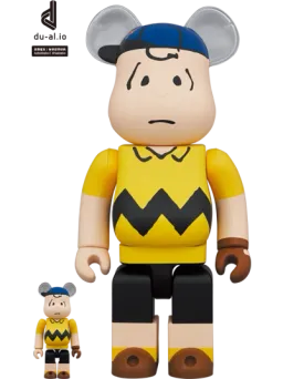 BE@RBRICK figure: × PEANUTS BE@RBRICK Charlie Brown (NEW YORK METS)