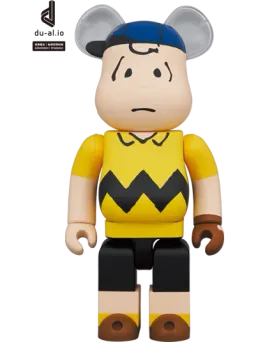 BE@RBRICK figure: × PEANUTS BE@RBRICK Charlie Brown (NEW YORK METS)