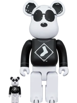 BE@RBRICK figure: Mlb × Peanuts Be@rbrick Snoopy(white Sox)