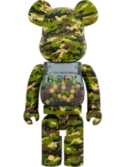 BE@RBRICK figure: MY FIRST BE@RBRICK B@BY DIGITAL CAMO Ver.
