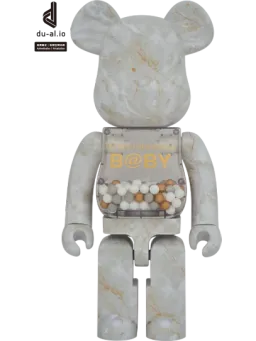 BE@RBRICK figure: MY FIRST BE@RBRICK B@BY MARBLE(大理石) Ver.