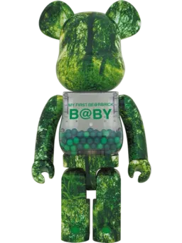 BE@RBRICK figure: MY FIRST BE@RBRICK FOREST GREEN Ver.