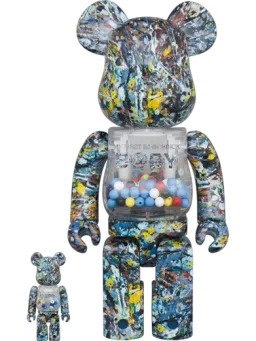 BE@RBRICK figure: MY FIRST BE@RBRICK Jackson Pollock Studio Ver.