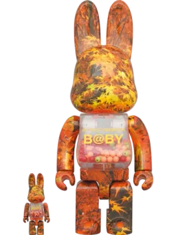 BE@RBRICK figure: MY FIRST R@BBRICK & AUTUMN LEAVES Ver.