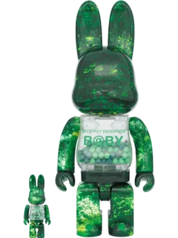 BE@RBRICK figure: MY FIRST R@BBRICK & FOREST GREEN Ver.