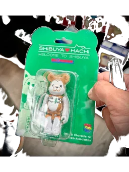 BE@RBRICK figure: New Shibuya Hachi BE@RBRICK SHIBUYAHACHI Bearbrick Toy Figure Medicom
