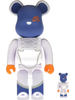 BE@RBRICK figure: Nike SB & Set White/Blue