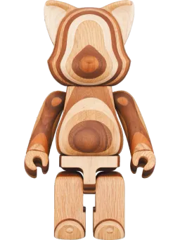 BE@RBRICK figure: NY@BRICK Karimoku LAYERED WOOD