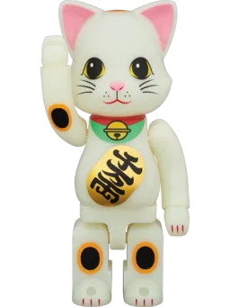BE@RBRICK figure: Maneki Neko Glow-in-Dark