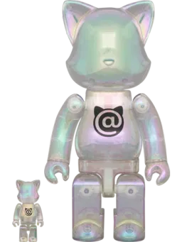 BE@RBRICK figure: NY@BRICK CLEAR CHROME Ver.