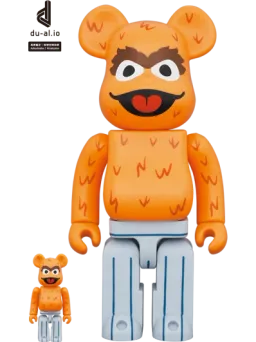 BE@RBRICK figure: OSCAR THE GROUCH (The Original Orange Fur Ver.)