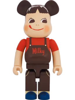 BE@RBRICK figure: Peko-chan chocolate milky