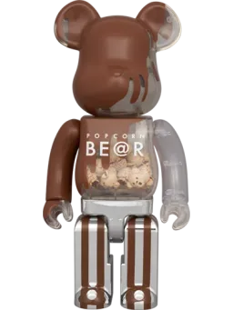 BE@RBRICK figure: POPCORN BE@R Chocolate Ver.