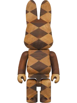 BE@RBRICK figure: R@BBRICK Karimoku WOVEN