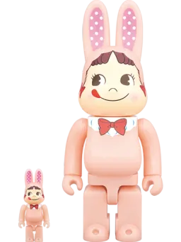 BE@RBRICK figure: R@BBRICK 着ぐるみペコちゃん 赤蓄光