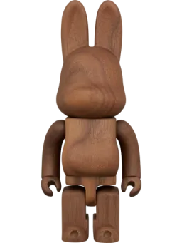 BE@RBRICK figure: R@BBRICK カリモク ウォールナット