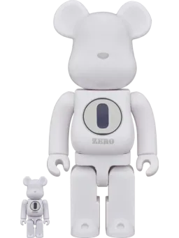 BE@RBRICK figure: ROBERT INDIANA × fragmentdesign & WHITE