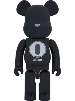 BE@RBRICK figure: ROBERT INDIANA × fragmentdesign BLACK