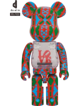 BE@RBRICK figure: Robert Indiana "LOVE"